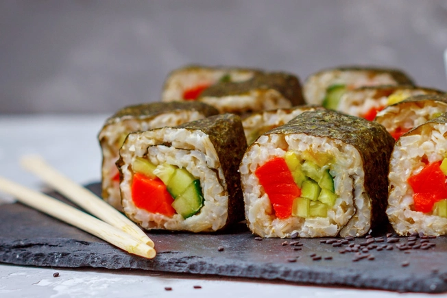 Best: Sushi With Brown Rice