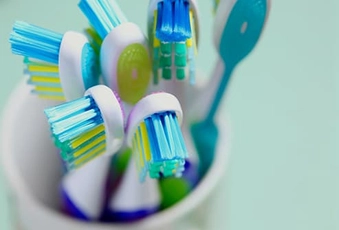 Tainted Toothbrush Holders