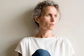 photo of mature woman with depression