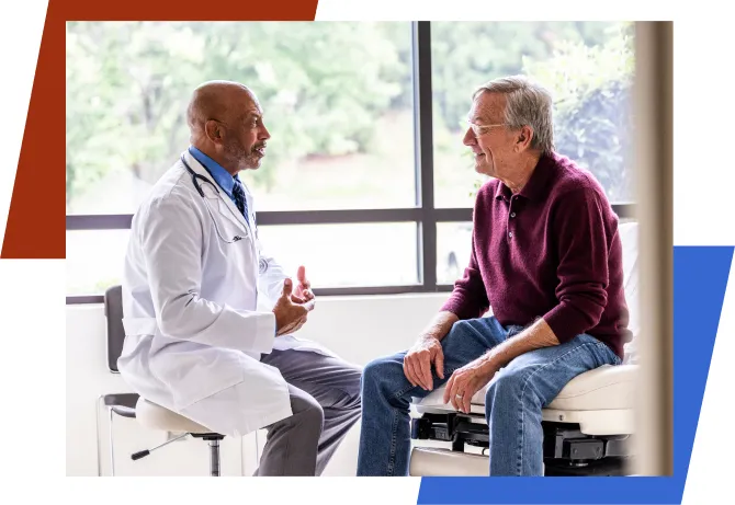 Patient is asking questions to doctor