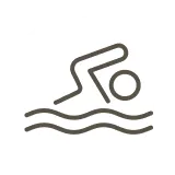 Exercise in a pool icon